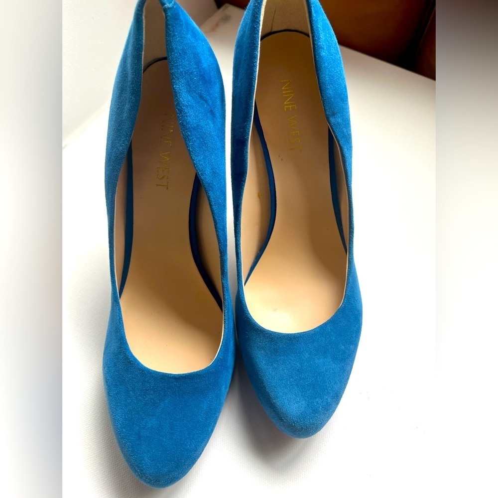 Nine West Kristal Platform Pumps Sz 6